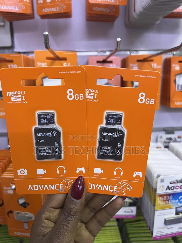 8gb Advance Memory Cards - main view