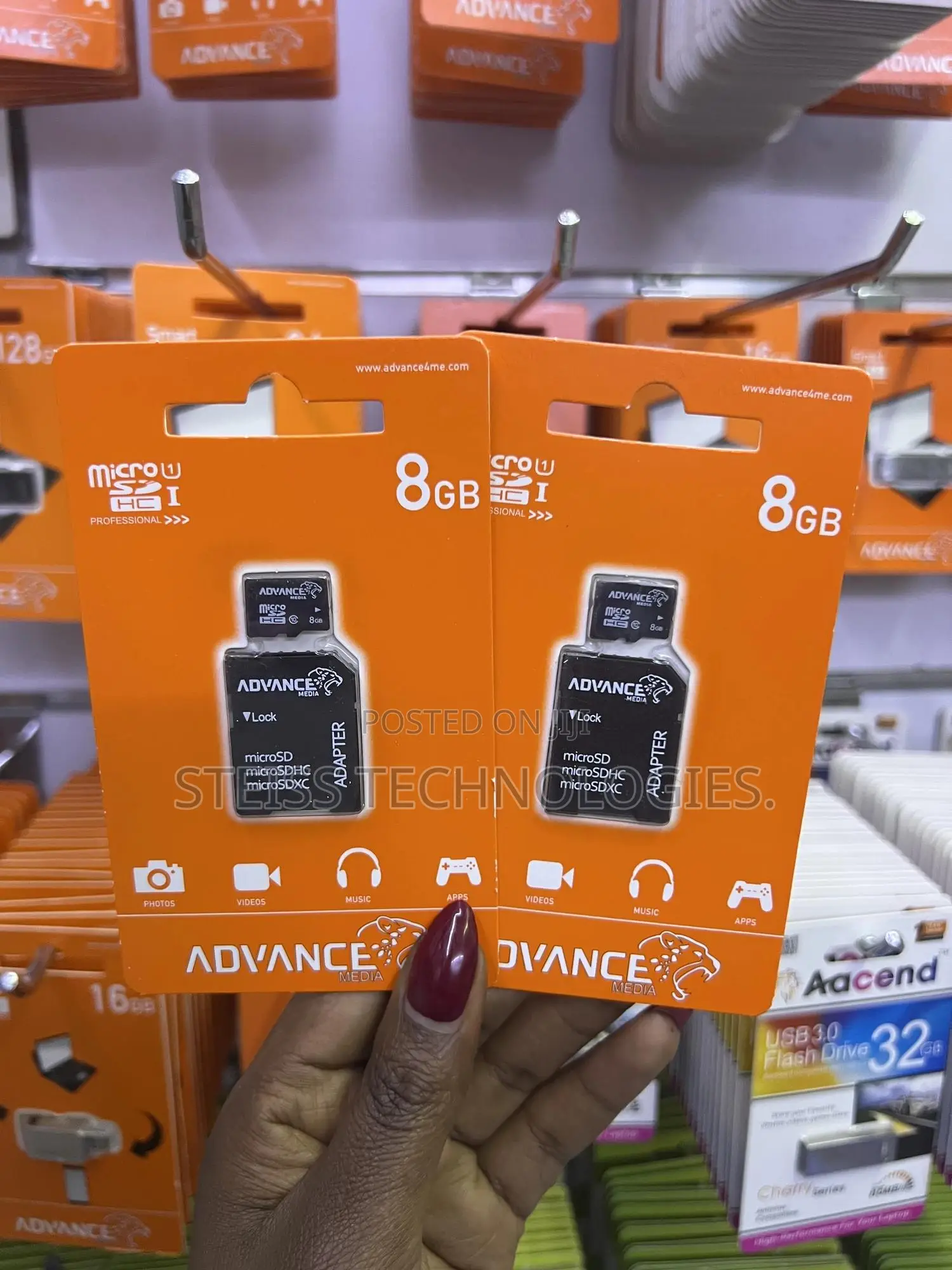 8gb Advance Memory Cards