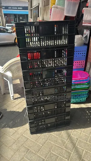 Good Quality Black Plastic Crates