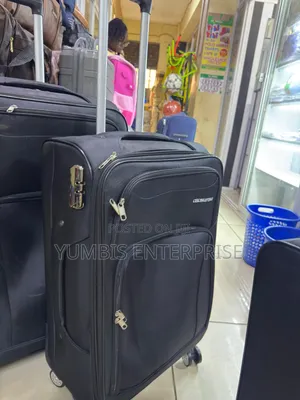 Black  Small Fabric Suitcase in Small Size at 2500 1 Pc