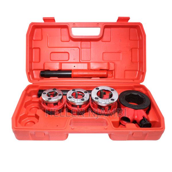 Ratcheting 6pcs Pipe Threading Tool Set - main view