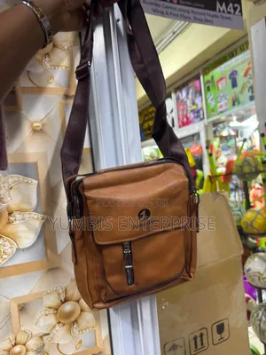 Brown Shoulder Bag/Leather Unisex Chest Bags
