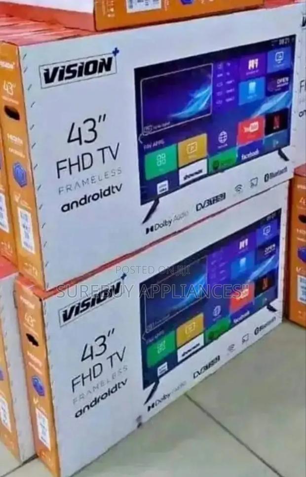Vision Plus 43′′ Frameless Android Smart FHD Tv - main view