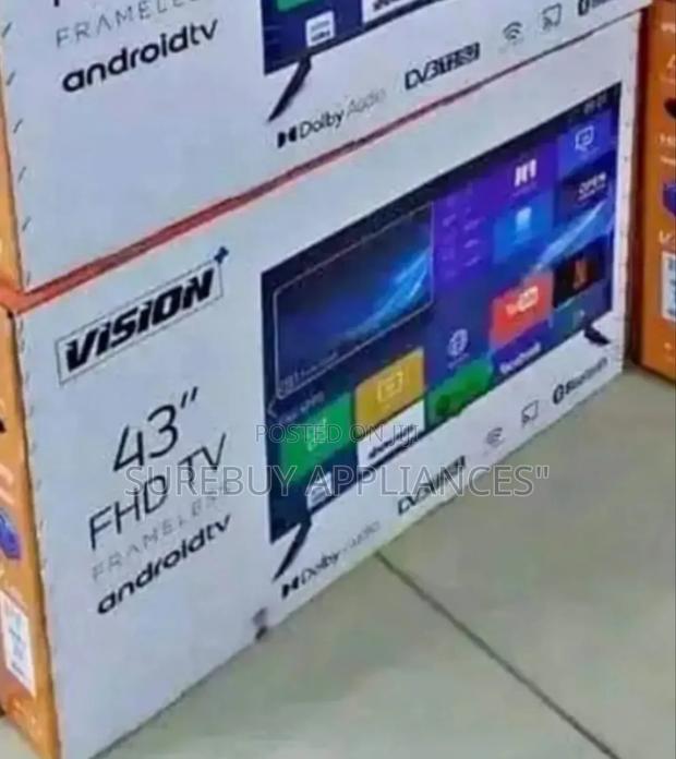 Vision Plus 43′′ Frameless Android Smart FHD Tv - thumbnail 2