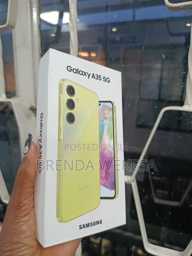 New Samsung Galaxy A35 128 GB Yellow - main view