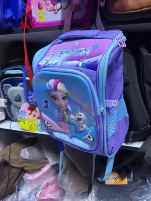 Purple Frozen Cartoon Box Bags for Grade 1 to 5