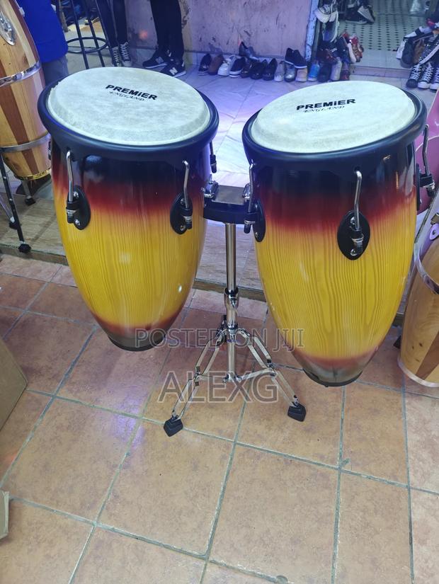 Imported Wooded Conga Drum - main view