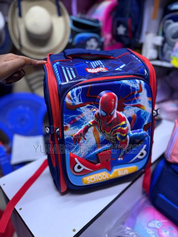 Spiderman Kids Box Bags Cartoon Themed School Bags at 1500