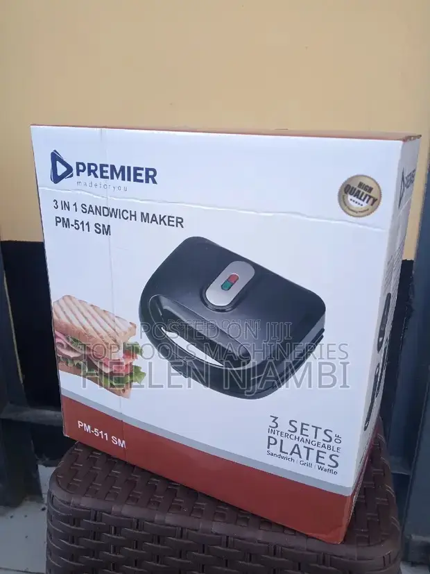 3 in 1 Premier Donut, Sandwich, Waffle Maker Machine