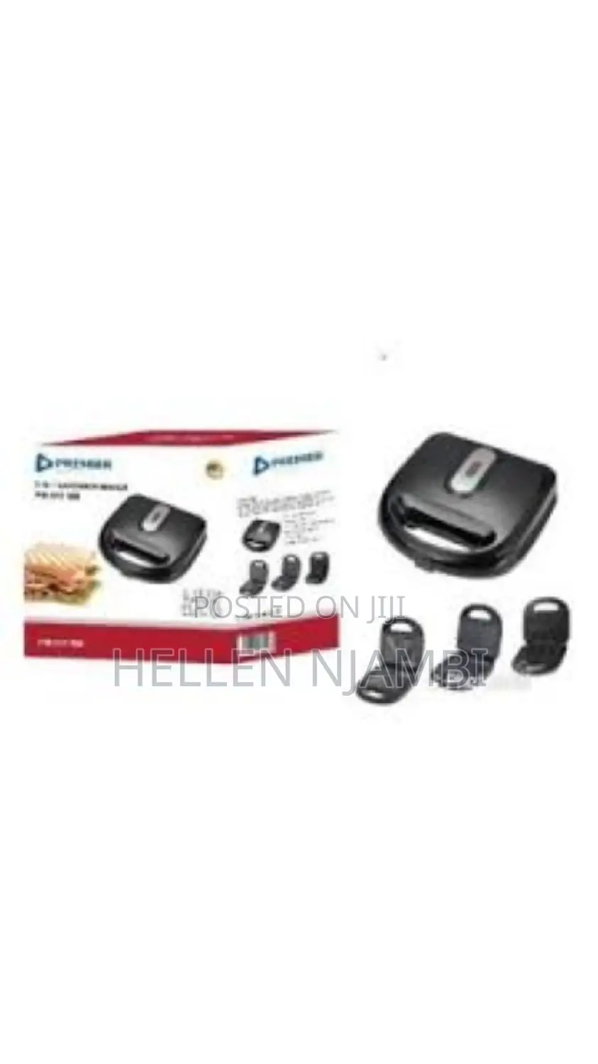 Premier Pm-511 Sm Sandwich, Donut, Waffle Maker Machine