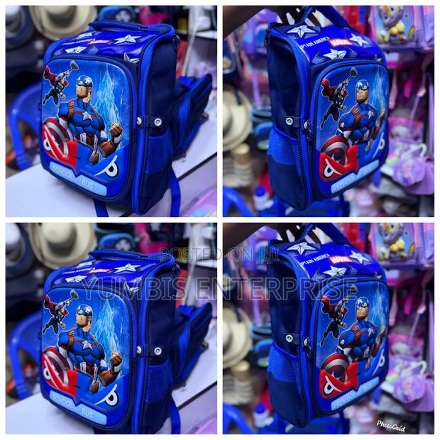 Captain America Kid's Cartoon Themed Box Bags Available 1500