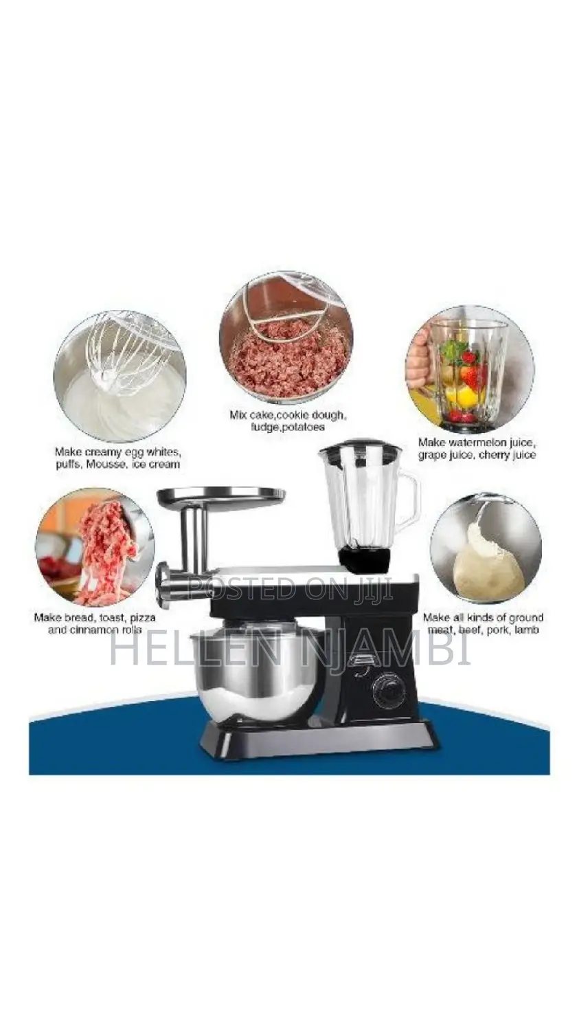 Premier 3in1 Multipurpose Blender, Meat Mincer,Stand Mixer