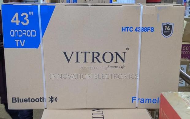 Vitron 43 Inch Frameless Android Smart Tv