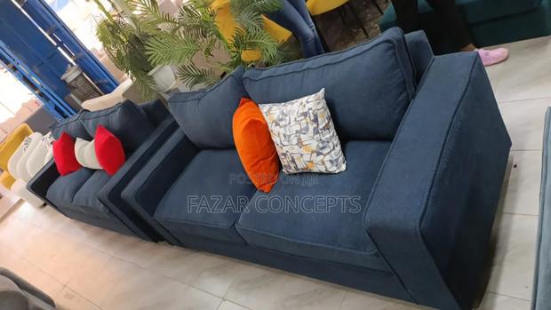 5 Seater Box Arm Sofa Set - main view