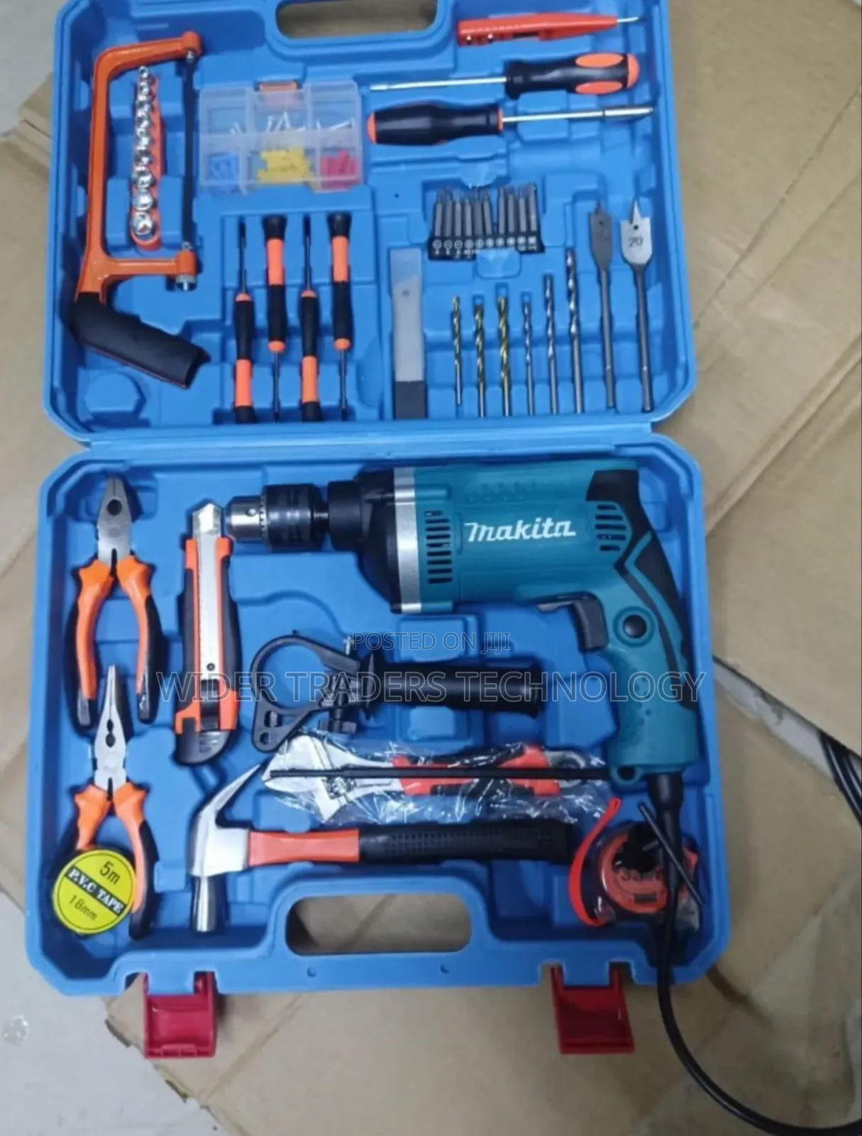 Makita Hp1630 Impact Hammer Drill Tool Kit