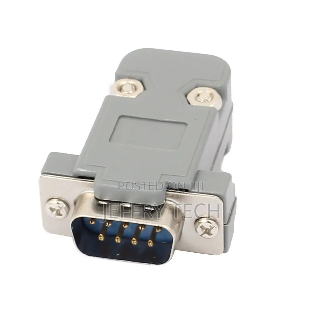 Db9 9-Pin 2 Rows Male Converter Connector Adapter W Kit Cove