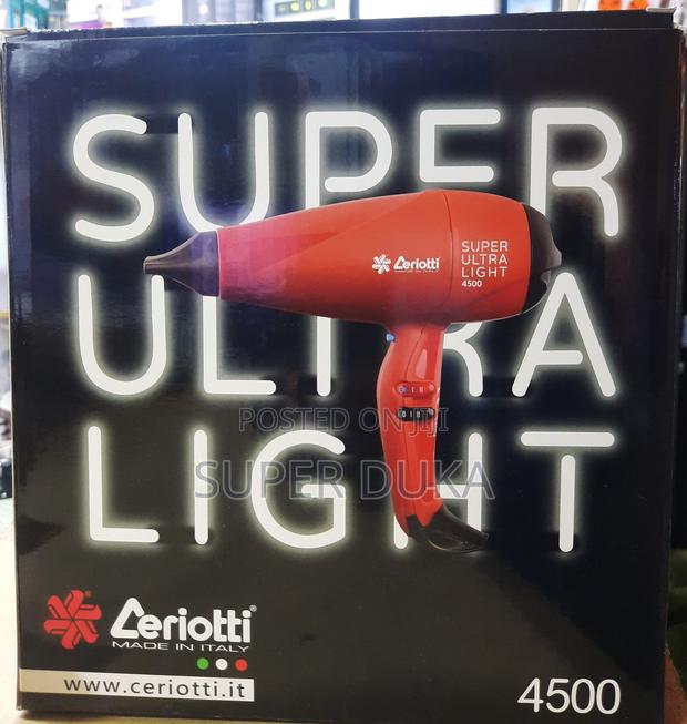 Blow Hair Dryer. Ceriotti Super Ultra Light 4500