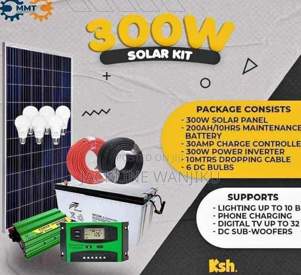 300w Full Kit System/ Full Kit System 300 Watt and Battery - main view