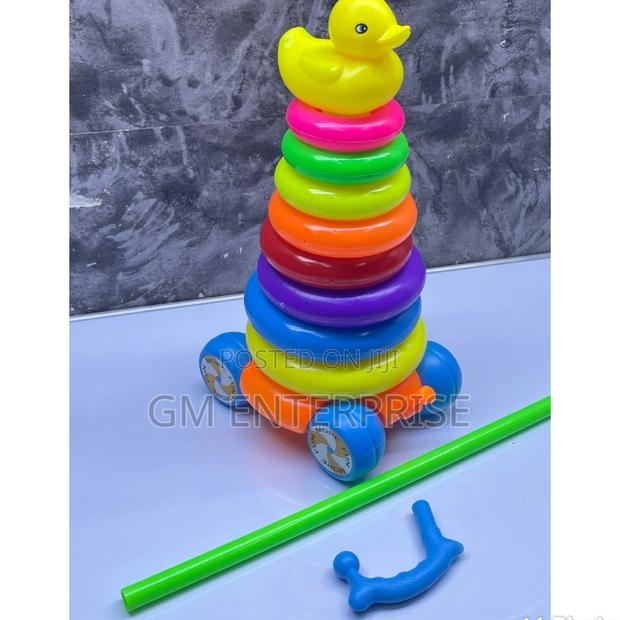 Multicolored Duck Rainbow Tower