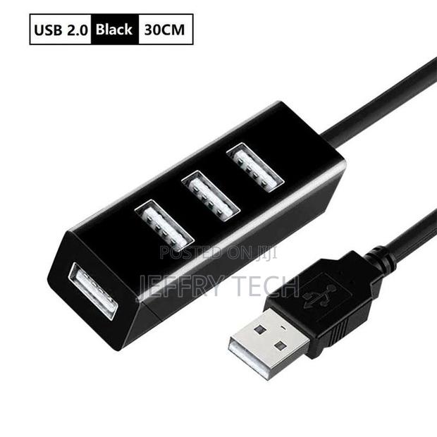 Hub Usb Multi 2.0 Hub Usb Splitter Power Adapter High Speed - thumbnail 2
