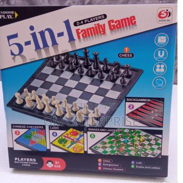 5 in 1 Home Game,5 in 1 Broad Game for Family;