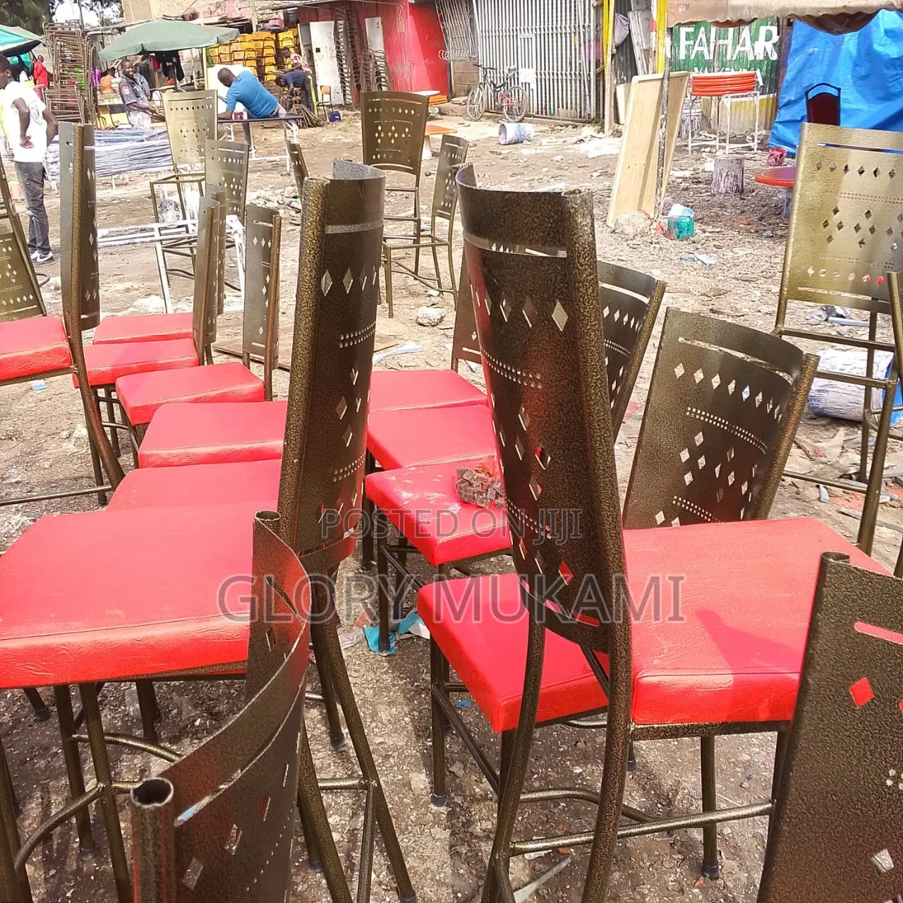 Restaurant And Bar High Mabati Chairs