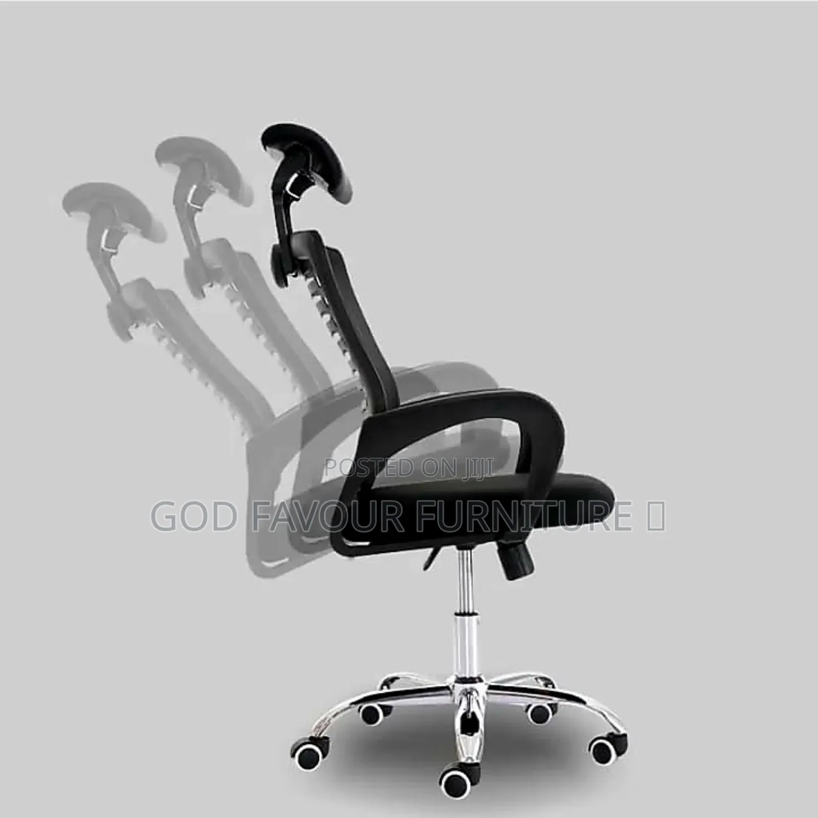 Adjustable Height Swivel Headrest Office Chair Yw3