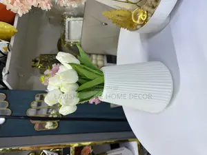 Large Plastic Non Breakable Vases in White
