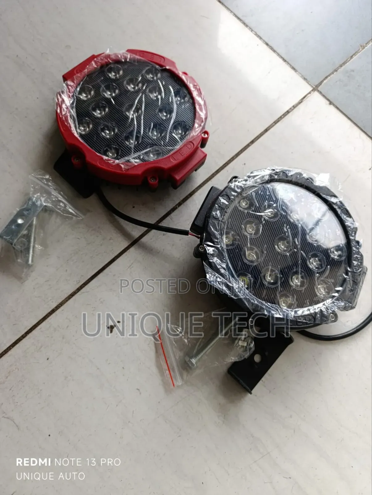 7" 51w Led Lights (2pcs) / Bright Offroad Beam Kit