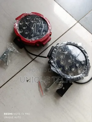 7" 51w Led Lights (2pcs) / Bright Offroad Beam Kit