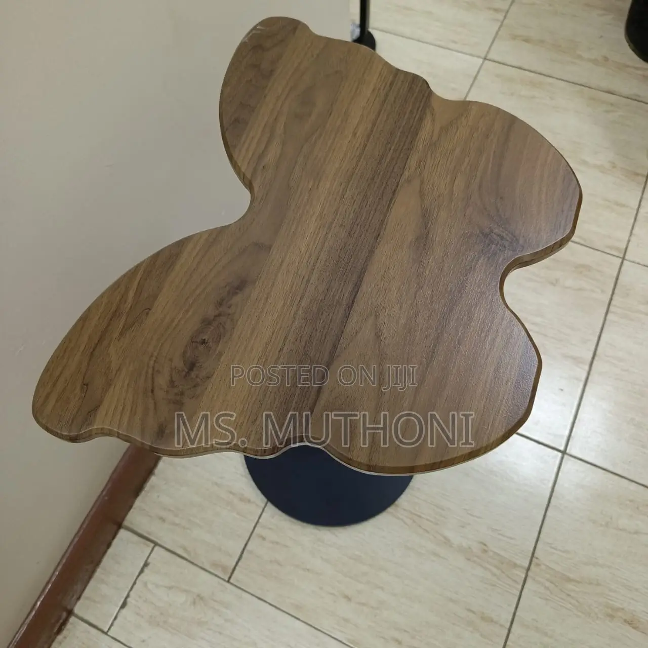 Brown Butterfly Shaped Side Stool/Table*