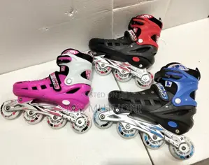 Kids / Adult Rubber Wheels Skate Shoes Sizes 34-42