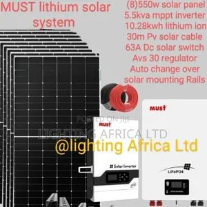 Home Total Off-Grid 5.5kva - 10.28kwh Solar System Free Installation