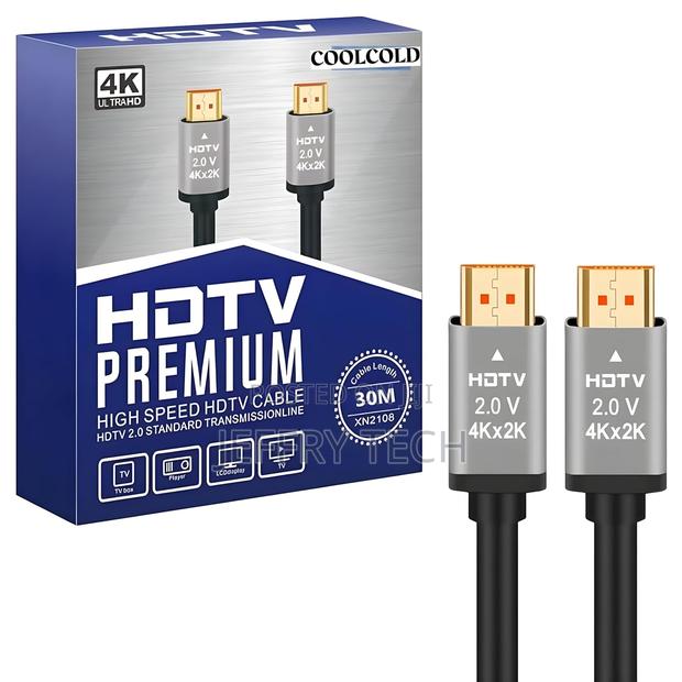 Hdmi Cable (30meter) High Speed Uhd Hdmi 2.0 Cord Support