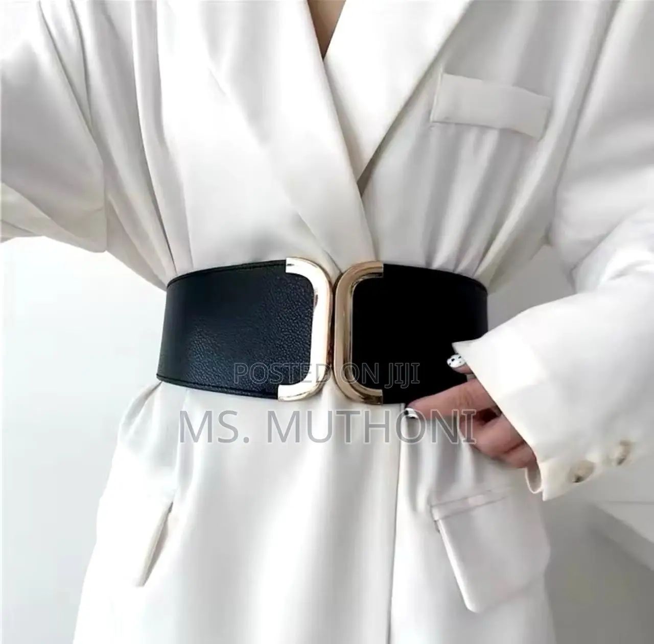 Ladies Elastic Waist Cincher Belts