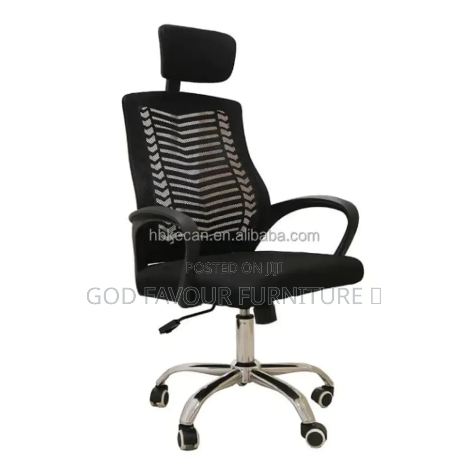 Modern High Back Headrest Office Chair With Armrests Yt5