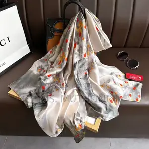 Beautiful Floral Quality Ladies Silk Scarf 