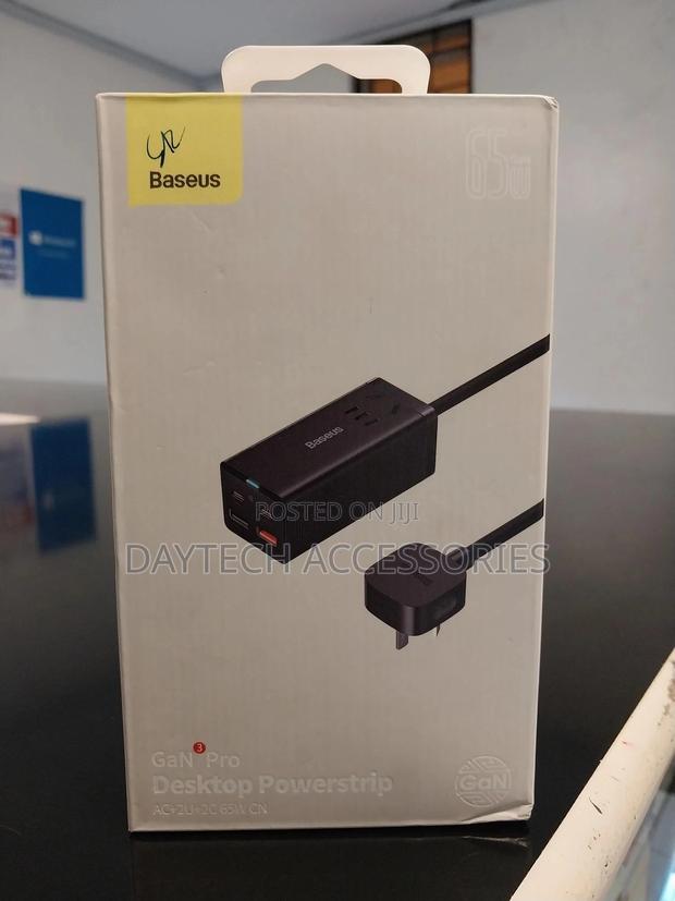 Baseus Gan3 Pro 5-Port 65w Desktop Powerstrip