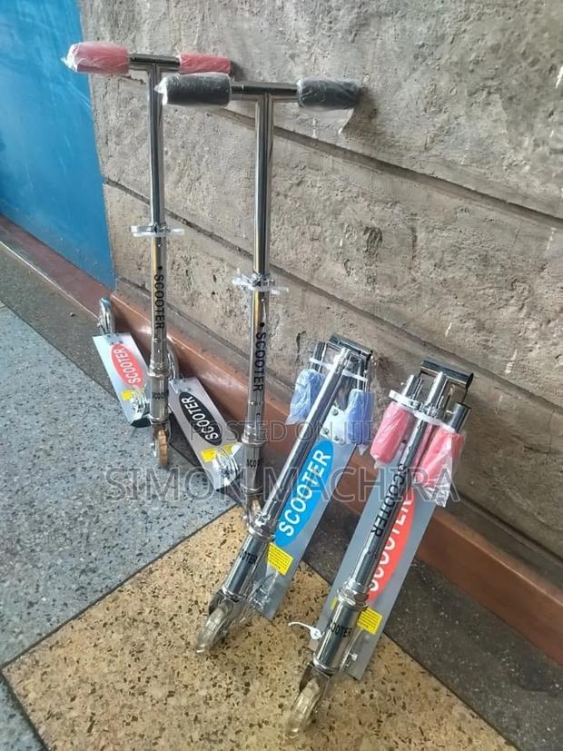 Foldable Kids Metallic Scooter - main view