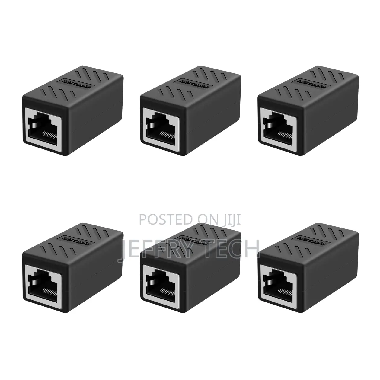 6-Pack Rj45 Female to Female Inline Adapter Lan Coupler Ext