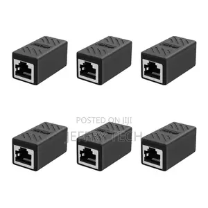 6-Pack Rj45 Female to Female Inline Adapter Lan Coupler Ext