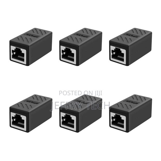 6-Pack Rj45 Female to Female Inline Adapter Lan Coupler Ext