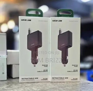 Green Lion Retractable 30w Car Charger