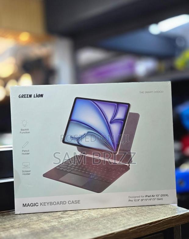 Green Lion iPad 13 Magic Keyboard Case - main view