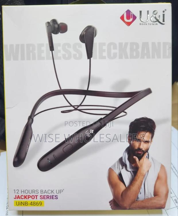 *U&I Wireless Neckband Earphones*

💥 Dual Pairing - thumbnail 2