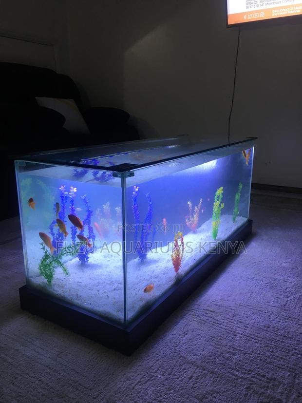 Living Room Aquarium Coffee Table – Wow Guests Instantly - main view