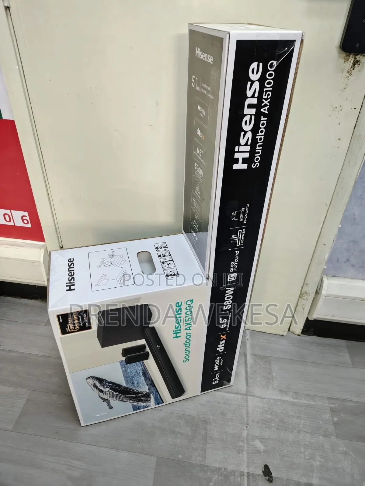 Hisense Ax5100q Soundbar – 5.1 Channel Dolby Atmos Kenya