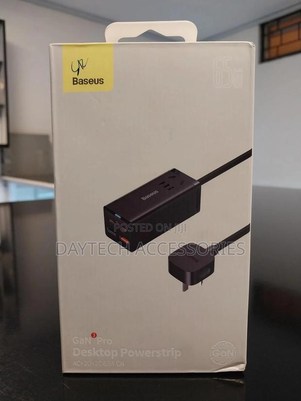 Baseus 65w Gan3 Pro Pd Fast Desktop Charger Usb Type C Ports