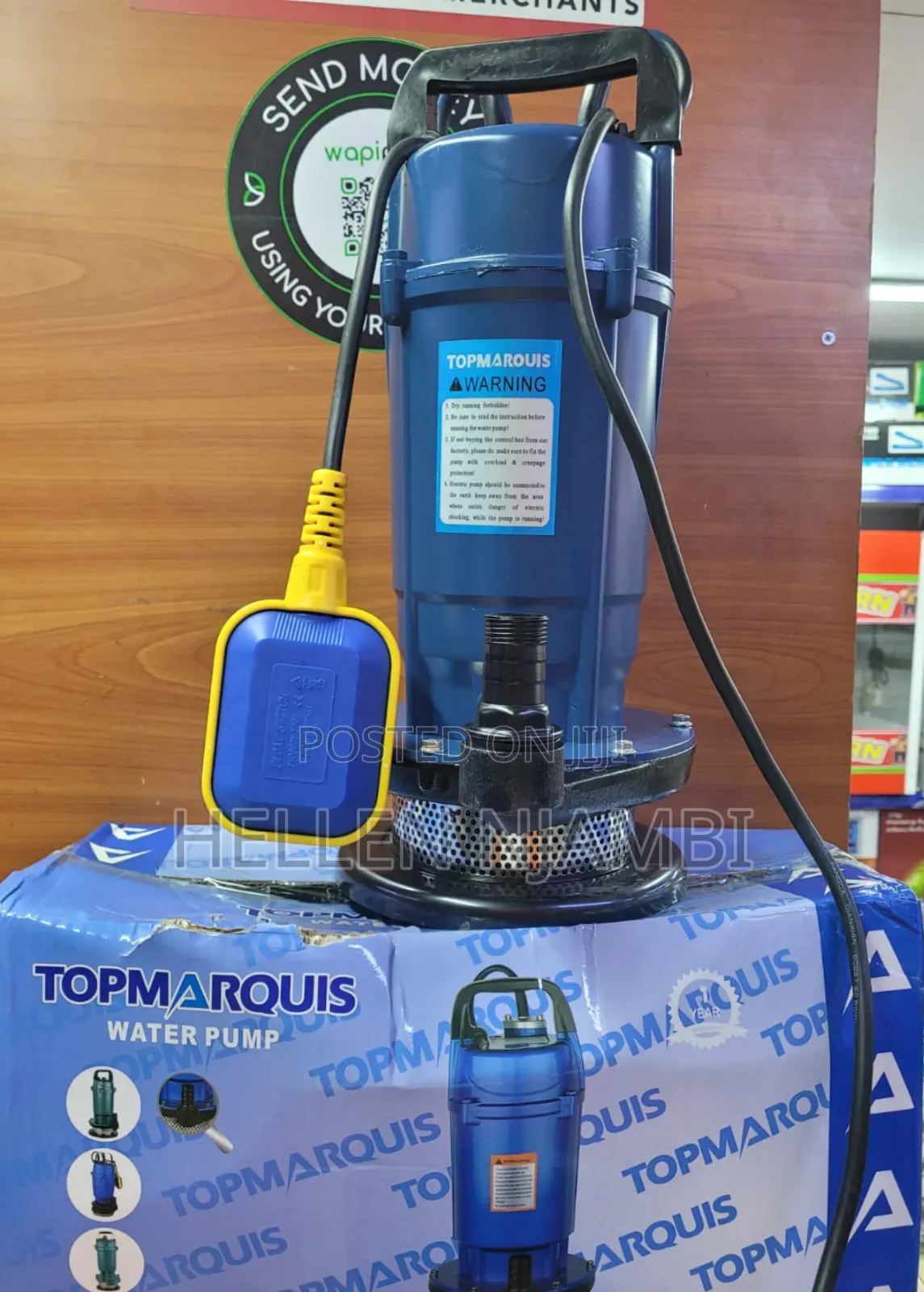 Topmarouis 0.5hp Submasible Water Pump