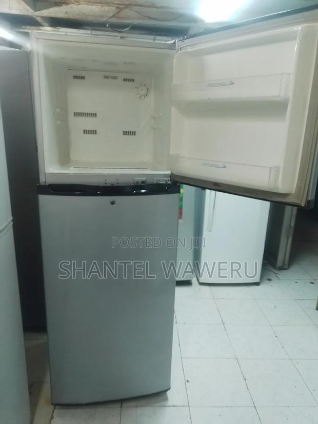Silver Electro Cool Sumsang Refrigerator Double Door Fridge - main view